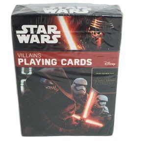 Disney Star Wars Villains Playing Cards Deck The Force Awakens Kylo Ren Game New